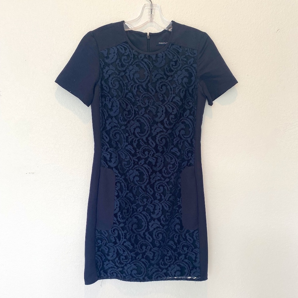 French Connection Lace Dress with Pockets